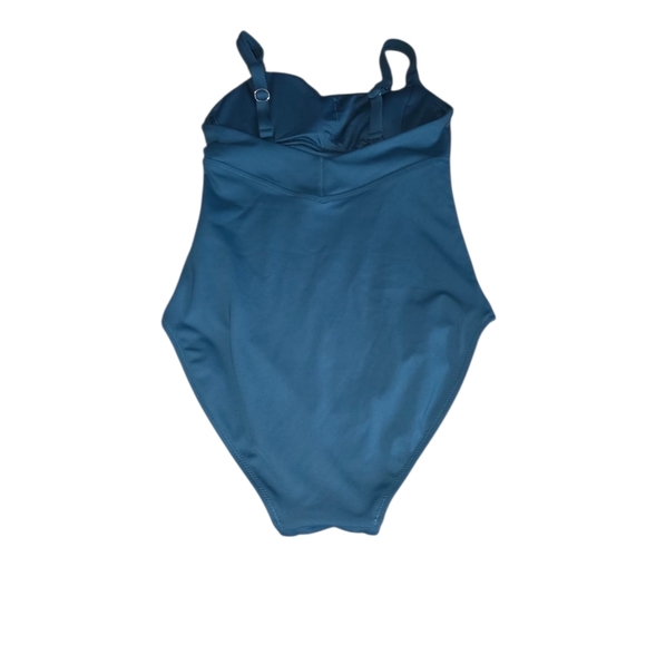 Athleta Sculpted One Piece Swimsuit Oceanic Teal Size Medium - Picture 14 of 14